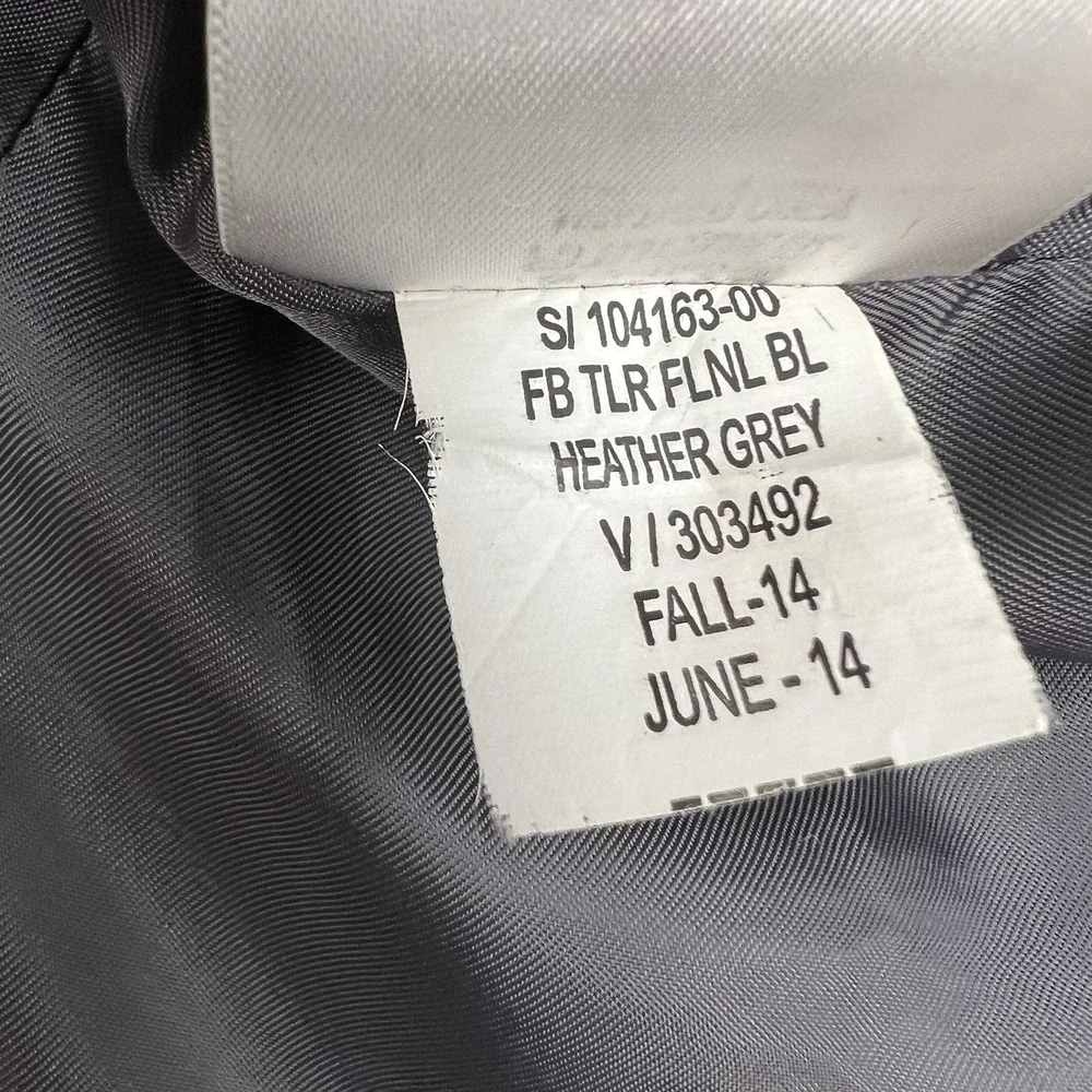 Banana Republic Blazer Jacket Sport Coat‎ Mens 46R Tailored Slim Fit Wool Gray